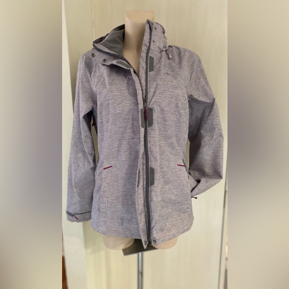 gray polyester coat - Picture 3 of 6